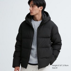 Anorak Uniqlo 3D Cut Seamless Down Hombre Negras | 589476_PE