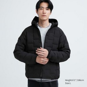 Anorak Uniqlo PUFFTECH (Warm Acolchado) Hombre Negras | 571963_PE