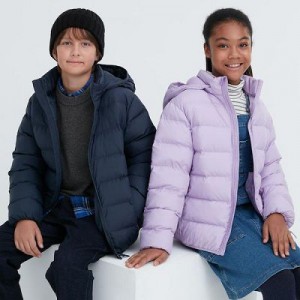 Anorak Uniqlo PUFFTECH Washable (Warm Acolchado) Niños Azul Marino | 671298_PE