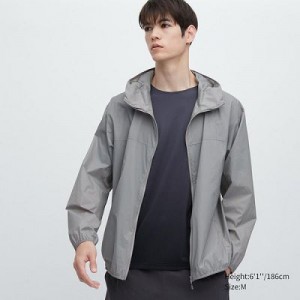 Anorak Uniqlo Pocketable UV Protection 3D Cut Hombre Gris | 136704_PE