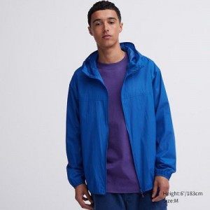 Anorak Uniqlo Pocketable UV Protection 3D Cut Hombre Azules | 976804_PE