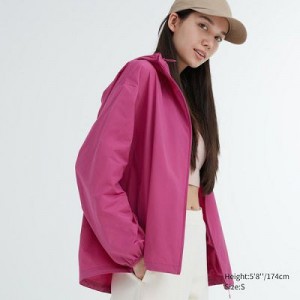 Anorak Uniqlo UV Protection Pocketable Mujer Rosas | 195672_PE