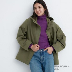 Anorak Uniqlo Utility Mujer Verde Oliva | 381759_PE