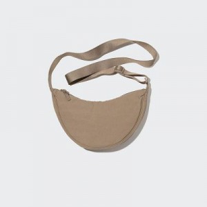 Bolsa De Hombro Uniqlo Round Mini Hombre Beige | 364701_PE