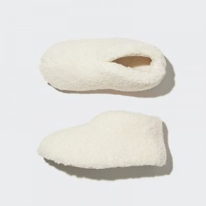 Botas Uniqlo Fleece Room Shoes Faux Shearling Mujer Blancas | 58147_PE