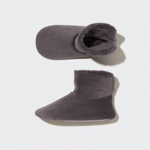 Botas Uniqlo Fleece Room Shoes Velour Mujer Marrones | 271436_PE