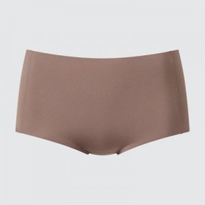 Bragas Uniqlo AIRism Ultra Seamless High-Rise Mujer Marrones | 370256_PE