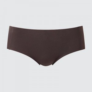 Bragas Uniqlo AIRism Ultra Seamless Hiphugger Mujer Marrones | 498631_PE