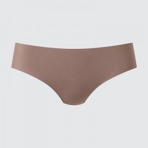 Bragas Uniqlo AIRism Ultra Seamless Regular Mujer Marrones | 305918_PE