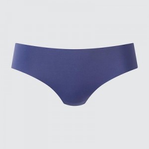 Bragas Uniqlo AIRism Ultra Seamless Regular Mujer Azules | 64983_PE