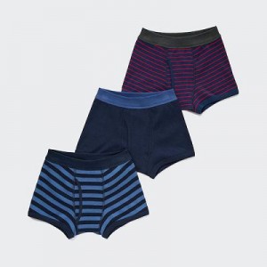 Bragas Uniqlo Boxer (Set of 3) Niños Azul Marino | 490287_PE