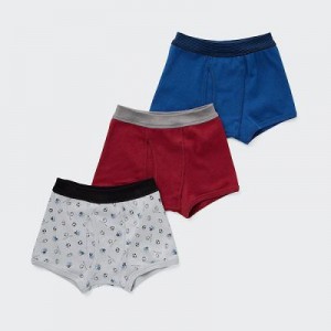 Bragas Uniqlo Boxer (Set of 3) Niños Gris | 963721_PE