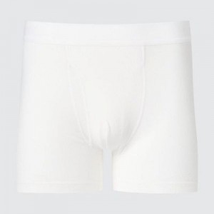 Bragas Uniqlo Cotton Boxer Hombre Blancas | 341259_PE