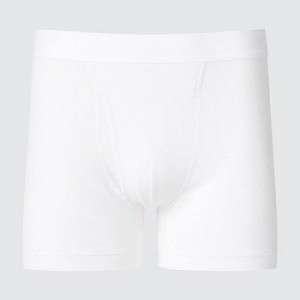 Bragas Uniqlo Cotton Boxer Hombre Blancas | 254673_PE