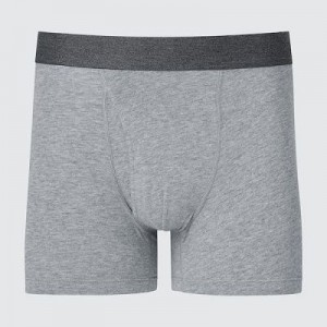 Bragas Uniqlo Cotton Boxer Hombre Gris | 980724_PE