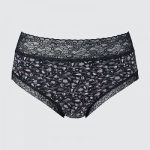 Bragas Uniqlo High-Rise Mujer Negras | 853176_PE