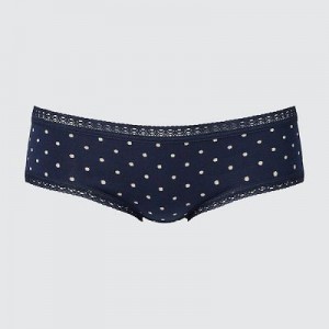 Bragas Uniqlo Hip Huggers Mujer Azul Marino | 628750_PE