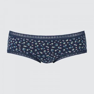 Bragas Uniqlo Hip Huggers Mujer Azul Marino | 928570_PE