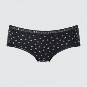 Bragas Uniqlo Hip Huggers Mujer Negras | 703951_PE