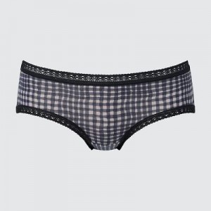 Bragas Uniqlo Hip Huggers Mujer Negras | 197256_PE