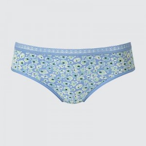 Bragas Uniqlo Mid-Rise Mujer Azules | 391867_PE