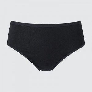 Bragas Uniqlo Plain High-Rise Mujer Negras | 784065_PE