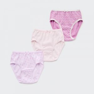 Bragas Uniqlo Shorts (Set of 3) Niños Rosas | 32869_PE