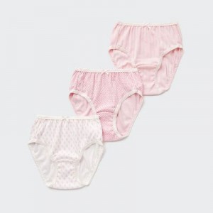 Bragas Uniqlo Shorts (Set of 3) Niños Rosas | 148259_PE