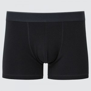 Bragas Uniqlo Supima® Cotton Low-Rise Boxer Hombre Negras | 307269_PE