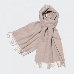 Bufandas Uniqlo Cashmere Mujer Beige | 193580_PE