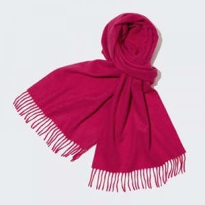 Bufandas Uniqlo Cashmere Mujer Rosas | 31284_PE