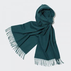 Bufandas Uniqlo Cashmere Mujer Verde | 95184_PE