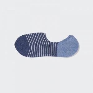 Calcetines Uniqlo A Rayas Low-Cut Hombre Azules | 608152_PE