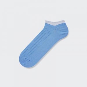 Calcetines Uniqlo Acanalado Short Hombre Azules | 601273_PE