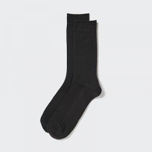 Calcetines Uniqlo Colorful 50 Hombre Negras | 493860_PE