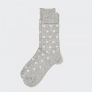 Calcetines Uniqlo Dotted Hombre Gris | 216508_PE