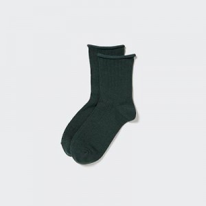 Calcetines Uniqlo HEATTECH Crew Mujer Verde | 528907_PE