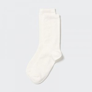 Calcetines Uniqlo HEATTECH Mujer Blancas | 209461_PE