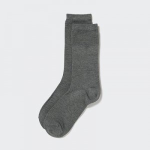 Calcetines Uniqlo HEATTECH Mujer Gris | 642850_PE