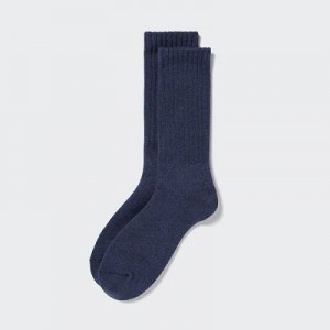 Calcetines Uniqlo HEATTECH Pile Hombre Azules | 138679_PE