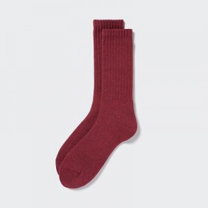 Calcetines Uniqlo HEATTECH Pile Hombre Wine | 816470_PE