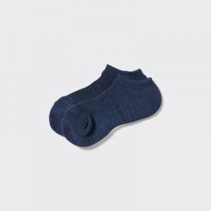 Calcetines Uniqlo HEATTECH Short Mujer Azules | 582071_PE