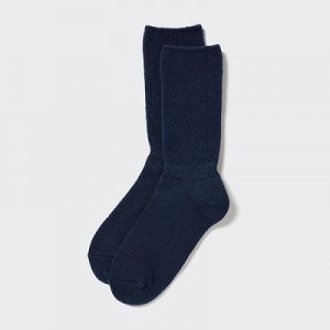 Calcetines Uniqlo HEATTECH Souffle Yarn Mujer Azul Marino | 231645_PE