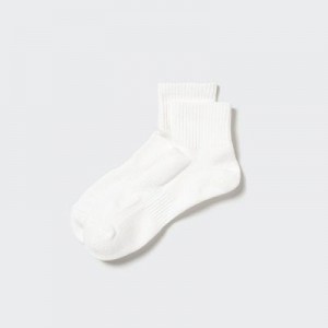 Calcetines Uniqlo Pile Half Hombre Blancas | 375908_PE