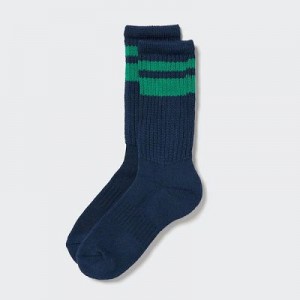 Calcetines Uniqlo Pile Lined Hombre Azules | 271834_PE