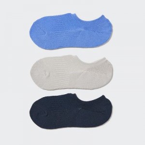 Calcetines Uniqlo Sport Footsies (3 Pairs) Mujer Azules | 180694_PE