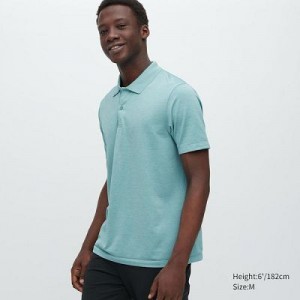 Camisa Polo Uniqlo DRY-EX Hombre Verde | 458016_PE