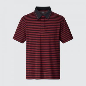 Camisa Polo Uniqlo DRY-EX Short-Sleeve Hombre Rojas | 947082_PE