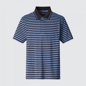 Camisa Polo Uniqlo DRY-EX Short-Sleeve Hombre Azules | 361208_PE