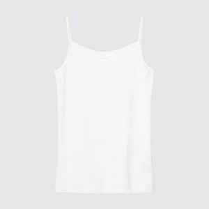 Camiseta Tirantes Uniqlo AIRism Camisole Mujer Blancas | 693540_PE